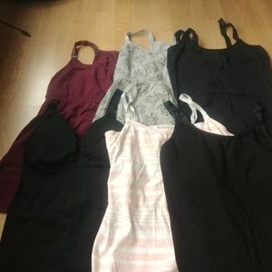Bundle of 6 Nursing/Maternity Tank Tops - Small